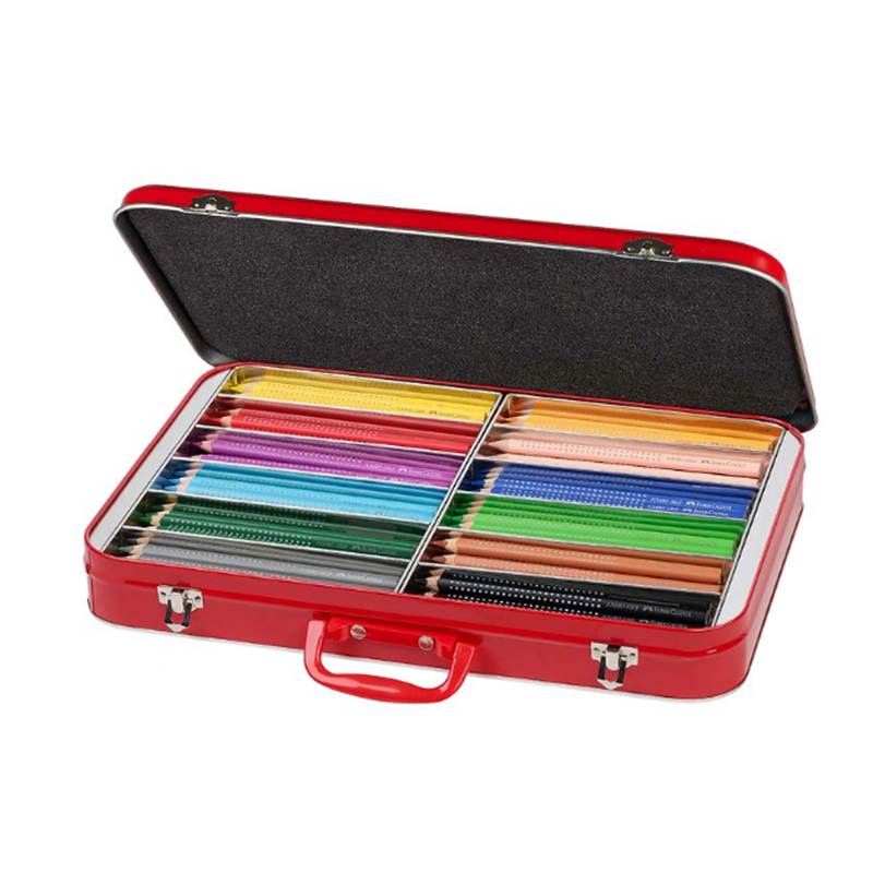 Faber-Castell 110912 - Lápices de colores Jumbo GRIP, caja de cartón de 12